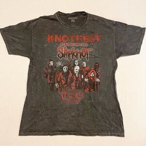 Slipknot Knotfest Roadshow 2022 Tshirt Men's Size XL Graphic Tee Shirt